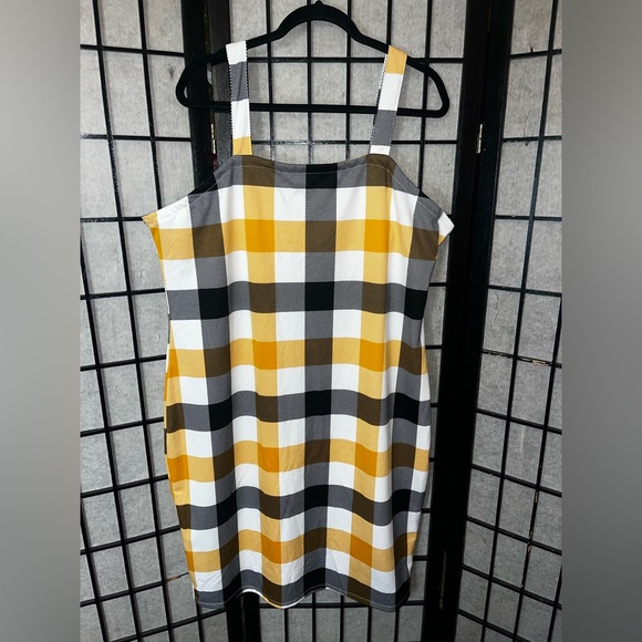 Jolie & Joy Yellow and Black Plaid Dress NWT - Picture 10 of 11